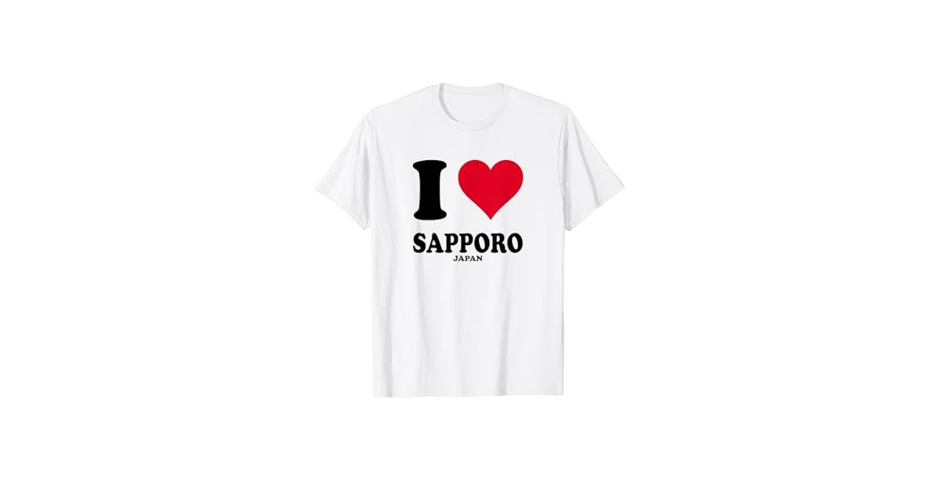[RADINEO]★ 韓国人気★HEART BALLOON T-SHIRTS Amazon | I Love Sapporo Tシャツ | Tシャツ・カットソー 通販